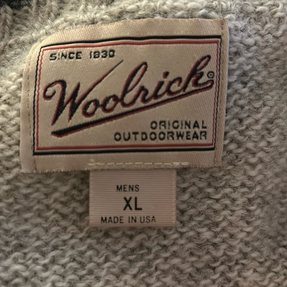 Woolrich Men’s Wool Blend Crew‎ Neck Long Sleeve Sweater Size XL EUC - Picture 8 of 13